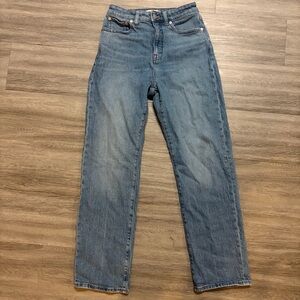 Madewell Curvy 90s Straight Jeans